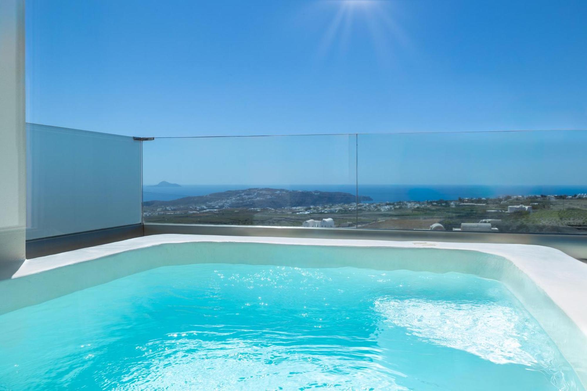 Cinnamon Villa With Private Hot Tub Pyrgos Kallistis Exterior foto